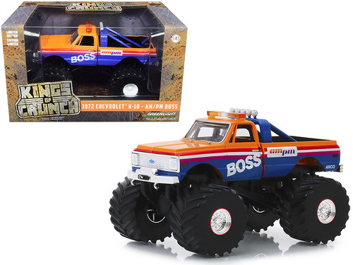 1972 Chevrolet K-10 Monster Truck with 66-Inch Tires "AM/PM Boss" 1/43 Diecast Model Car by Greenlight