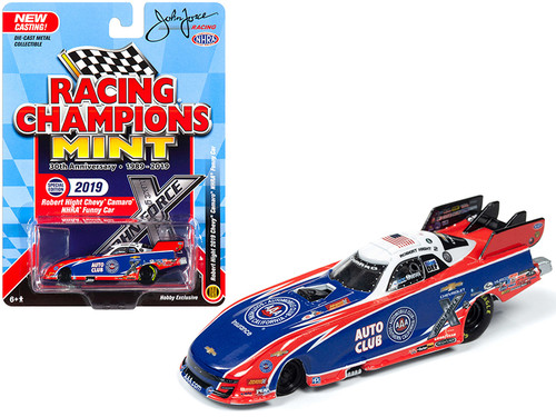 2019 Chevrolet Camaro NHRA Funny Car "AAA" Robert Hight "John Force Racing" "Racing Champions 30th Anniversary" (1989-2019) 1/64 Diecast Model Car by Racing Champions