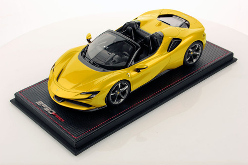 1/18 MR Collection Ferrari SF90 Spider (Giallo Montecarlo Yellow) Resin Car Model Limited