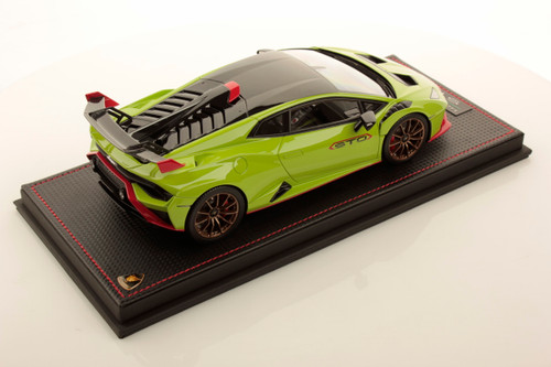 1/18 MR Collection Lamborghini Huracan STO (Verde Aries Green) Resin Car Model Limited