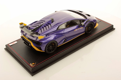1/18 MR Collection Lamborghini Huracan STO (Viola Pasifae Purple) Resin Car Model Limited