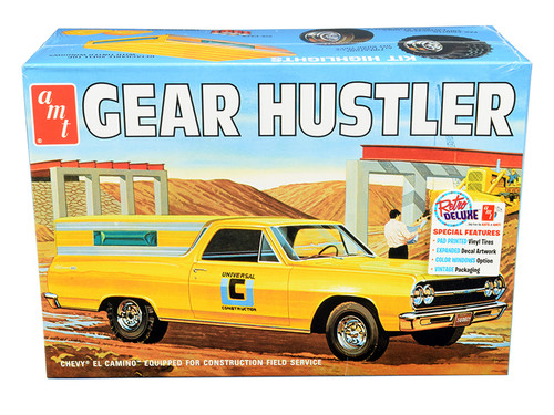 Skill 2 Model Kit 1965 Chevrolet El Camino "Gear Hustler" Pickup 1/25 Scale Model by AMT