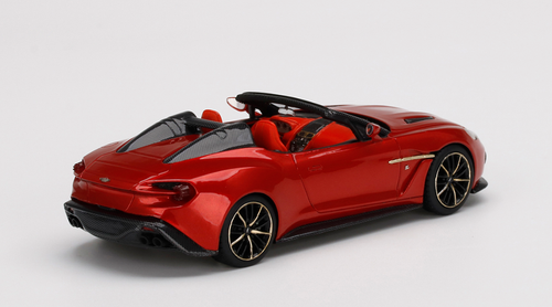 1/43 TSM Aston Martin Vanquish Zagato Speedster Lava Red Resin Car Model