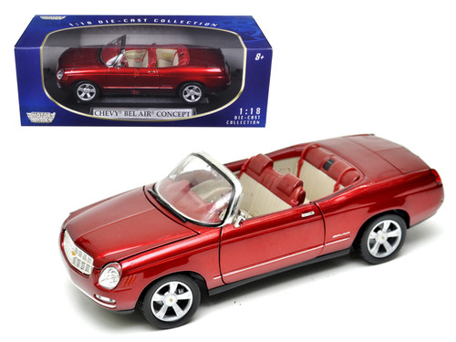 Chevrolet Bel Air Concept Red 1/18 Diecast Model Car by Motormax