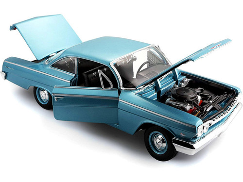 1/18 Schuco 1962 Setra S6 Kraichgau Falke (Turquoise Blue) Diecast