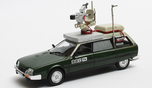 1/43 Citroen Cx Break Safari Camera Car Bbc Tv 1982 Green Diecast Car Model by ACME