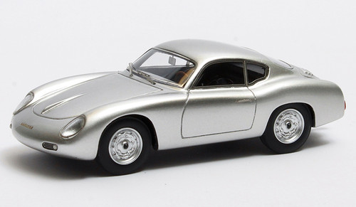 1951 Porsche 356 Coupe Silver 1/43 Diecast Model Car by Road