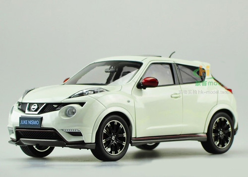 Nissan JUKE 1/68スケール 1/18 Dealer Edition Nissan Juke Nismo RS (White) Diecast Car Model