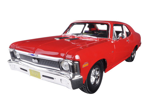 1970 Chevrolet Nova SS Coupe Blue 1/24 Diecast Model Car by Maisto