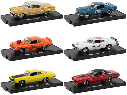 "Drivers" Set of 6 pieces in Blister Packs Release 69 Limited Edition to 6000 pieces Worldwide 1/64 Diecast Model Cars by M2 Machines