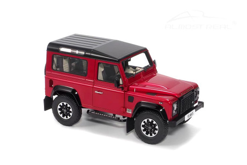 1/18 Almost Real Land Rover Defender 90 Works V8 70th Anniversary (Red) Diecast Car Model Limited 300 Pieces