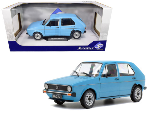 Volkswagen Golf I Miami Blue 1/18 Diecast Model Car by Solido