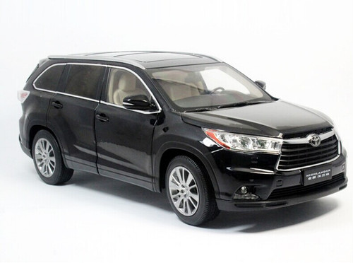 1/18 Dealer Edition 2015 Toyota Highlander (Black) Diecast Car