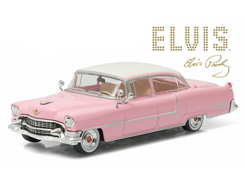 1/24 Jada 1955 Cadillac Fleetwood Series 60 Pink with Elvis