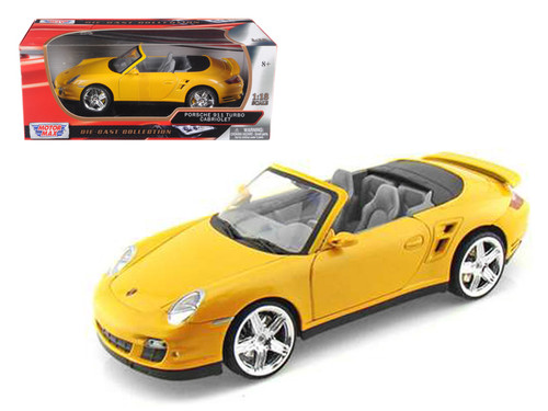 Porsche 911 (997) Turbo Convertible Red 1/18 Diecast Car Model by