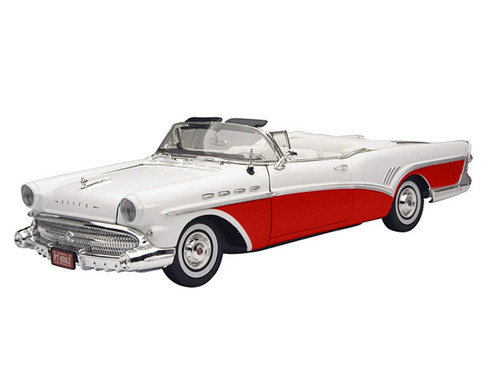 1/18 BOS 1957 Buick Century Caballero Estate Wagon (Red) Resin Car