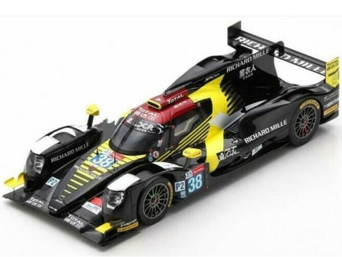 1/18 Spark ORECA 07 - Gibson No.38 2nd LMP2 class 24H Le Mans 2019 Jackie Chan DC Racing H.-P. Tung - S. Richelmi - G. Aubry Car Model