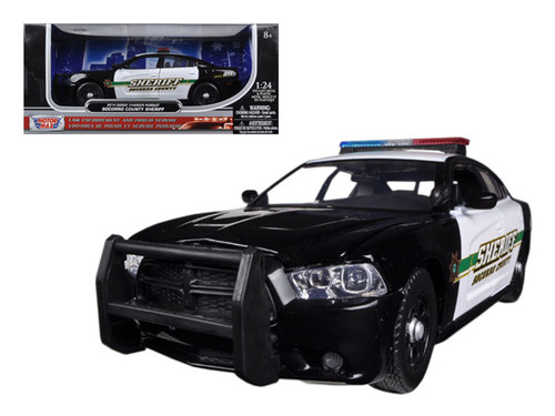 2014 Dodge Charger Pursuit "Socorro County Sheriff" Police Car 1/24 Diecast Model Car by Motormax