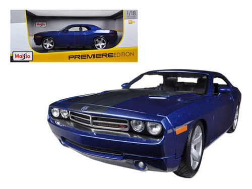 2006 Dodge Challenger Concept Blue 1/18 Diecast Model Car by Maisto