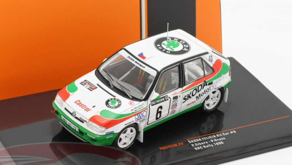 Décalcomanies 1/18 Škoda Felicia SIBERA Rallye Monte-Carlo 1996 - Réf. 0013