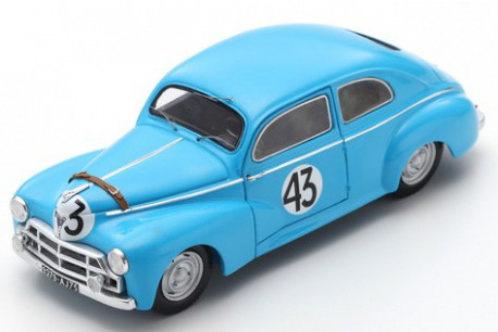 Miniature CCC 1/43 - Peugeot 203 Coupé Le Mans 1953 N°66 Constantin - Occasion Sur Socle