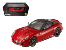 Ferrari 599 GTO Red With Grey Roof Elite Edition 1/43 Diecast Car Model by Hotwheels