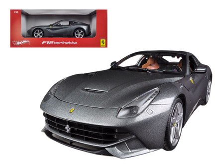 激安スーパーの“売上対決” Ferrari F12 Berlinetta Grey 1/18 Diecast Car Model by ミニカー