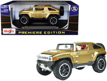 Hummer HX Concept Gold Metallic "Premiere Edition" 1/18 Diecast Model Car by Maisto