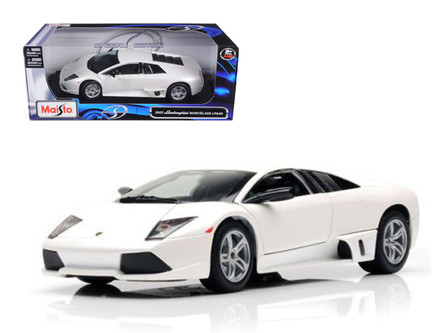 Lamborghini Murcielago ミニカー ホワイト1/18 470__88794.1609421233.500.333.