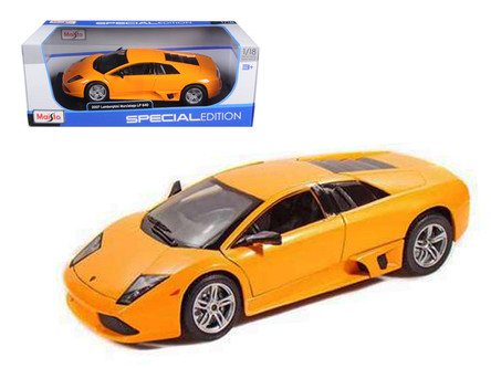 2007 Lamborghini Murcielago LP640 Orange 1/18 Diecast Model Car by