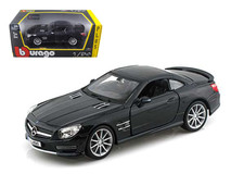 Mercedes Benz SL 65 AMG Coupe Black 1/24 Diecast Model Car by Bburago