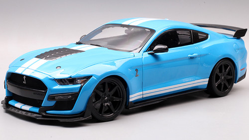 Sky Blue Mustang GT500 - 1/18 | Shelby Diecast Model