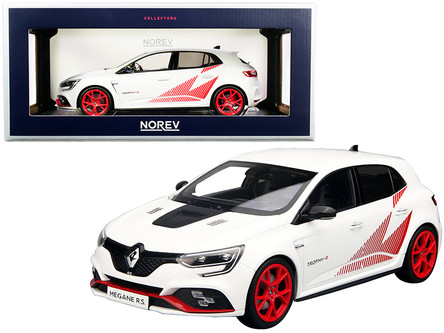 2019 Renault Megane R.S Trophy-R White with Red Graphics and
