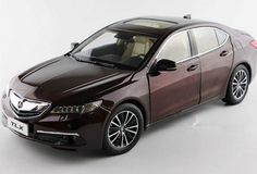 1/18 Dealer Edition Acura TLX (Wine Red) Diecast Car Model