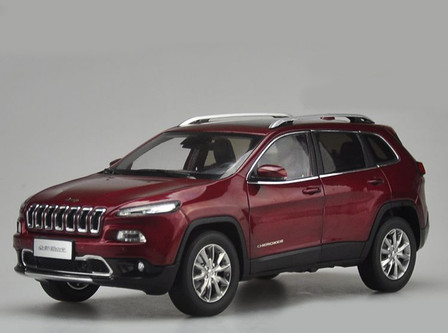 1/18 Dealer Edition Jeep Cherokee (Red) Diecast Car Model