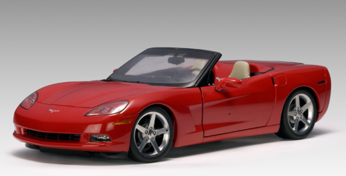 1/18 AUTOart Chevrolet Corvette C6 Convertible (Red) Diecast Car