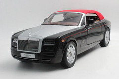 1/12 Kyosho Rolls-Royce Phantom Drophead Coupe (Black) w/ Lights Diecast Car Model