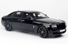 1/18 Kyosho Rolls-Royce Ghost (Black w/ Purple Interior) Diecast Car Model