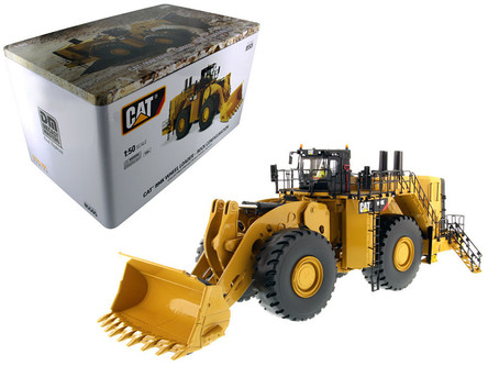 CAT Caterpillar 980M Wheel Loader with Rock Bucket and Operator "High Line Series" 1/50 Diecast Model by Diecast Masters