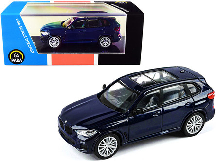  X5 ミニカー 1/18 メタリックブルー　パラゴン 1/64 Paragon BMW X5 (G05) with Sunroof (Tanzanite Blue Metallic