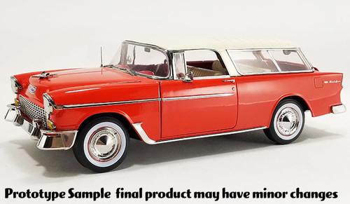ミニカー Maisto 1955 Chevrolet Nomad 1/18 1955 Chevrolet Nomad 1:18-Scale Diecast Car Featuring A