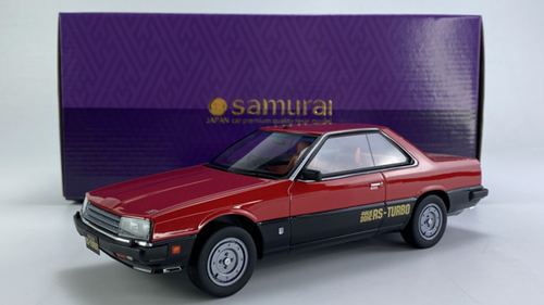 京商 サムライ 1/18 ニッサンスカイライン RS 2000 ターボ レッド 京商 ミニカー | 京商 サムライ 1/18 日産 スカイライン 2000 ターボ