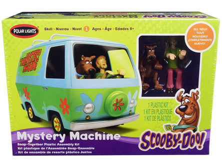 Skill 1 Snap Model Kit The Mystery Machine with Two Figurines (Scooby ...