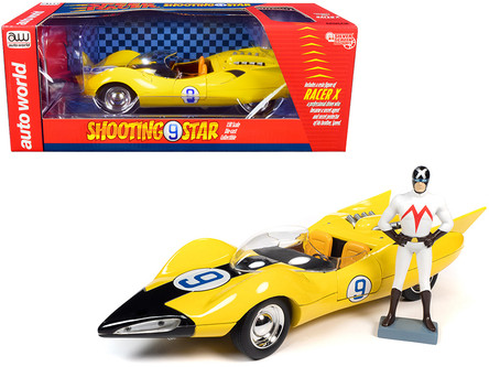 値下げ　SPEED RACER SHOOTING STAR 1/18 1/18 Schwyn Haas Hamilton Speed Racer Shooting Star #9 (Yellow