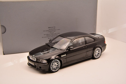 Rare 1 18 Kyosho Bmw E46 M3 Csl Black Diecast Car Model