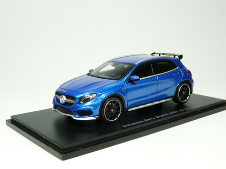 スパーク 1/43 メルセデス・ベンツ GLA45 AMG 2015 ブルー GLA 45 