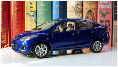 1/18 Dealer Edition Mazda 2 Sedan (Blue) Diecast Car Model