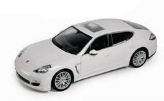 Porsche Panamera S White 1/24 Diecast Car Model by Welly (no retail box)