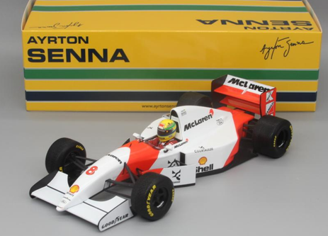 1/18 MINICHAMPS Formula 1 F1 1993 McLaren HONDA MP4/8 MP4-8 - AYRTON SENNA  - Diecast Car Model