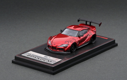 1/64 PANDEM Toyota Supra (A90) Red Metallic Alloy IG2332 (Ignition